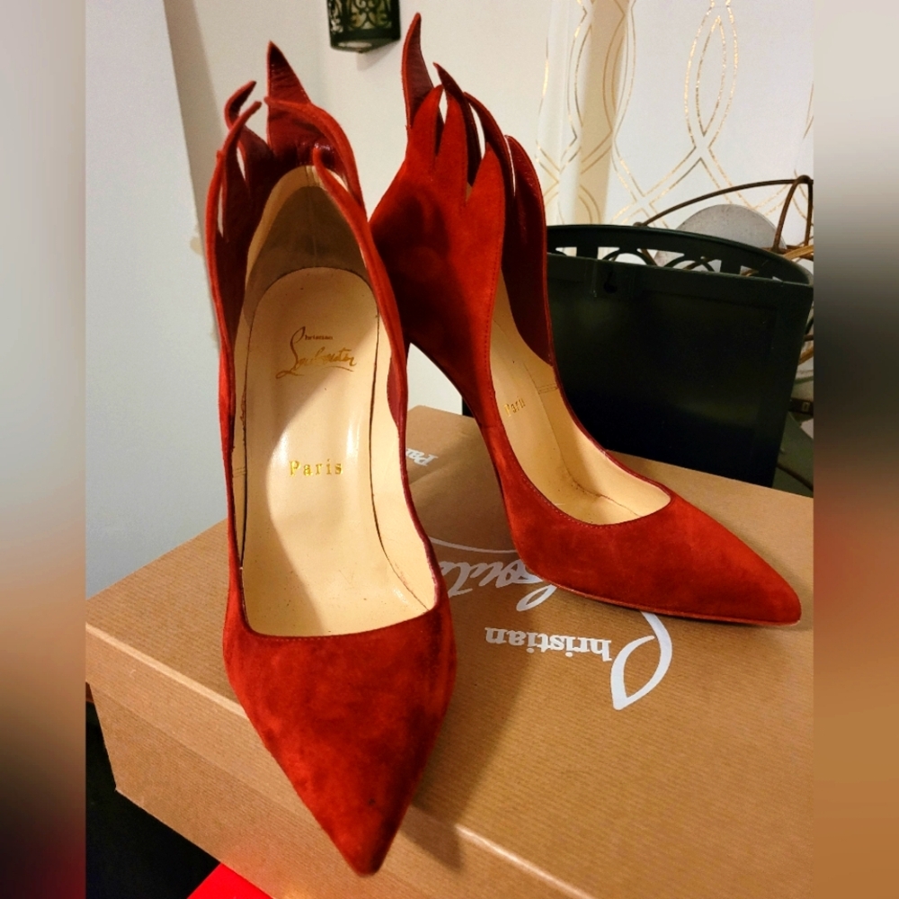 Christian Louboutin Victorina Flame heels 37.5